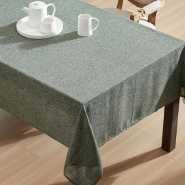 Luxuriously Smooth Fabric Tablecloth for Formal or Casual Dining, Holiday, Banquet, Wedding or Party, 60" x 120", Olive