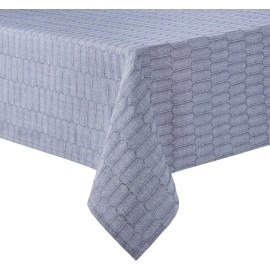 Honeycomb Tablecloth, 60"x120", Blue