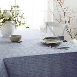 Honeycomb Tablecloth, 60"x120", Blue